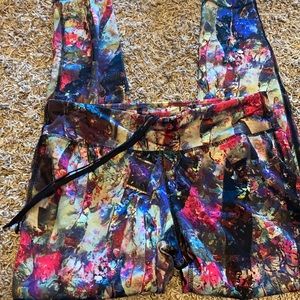 Multi colored workout leggings